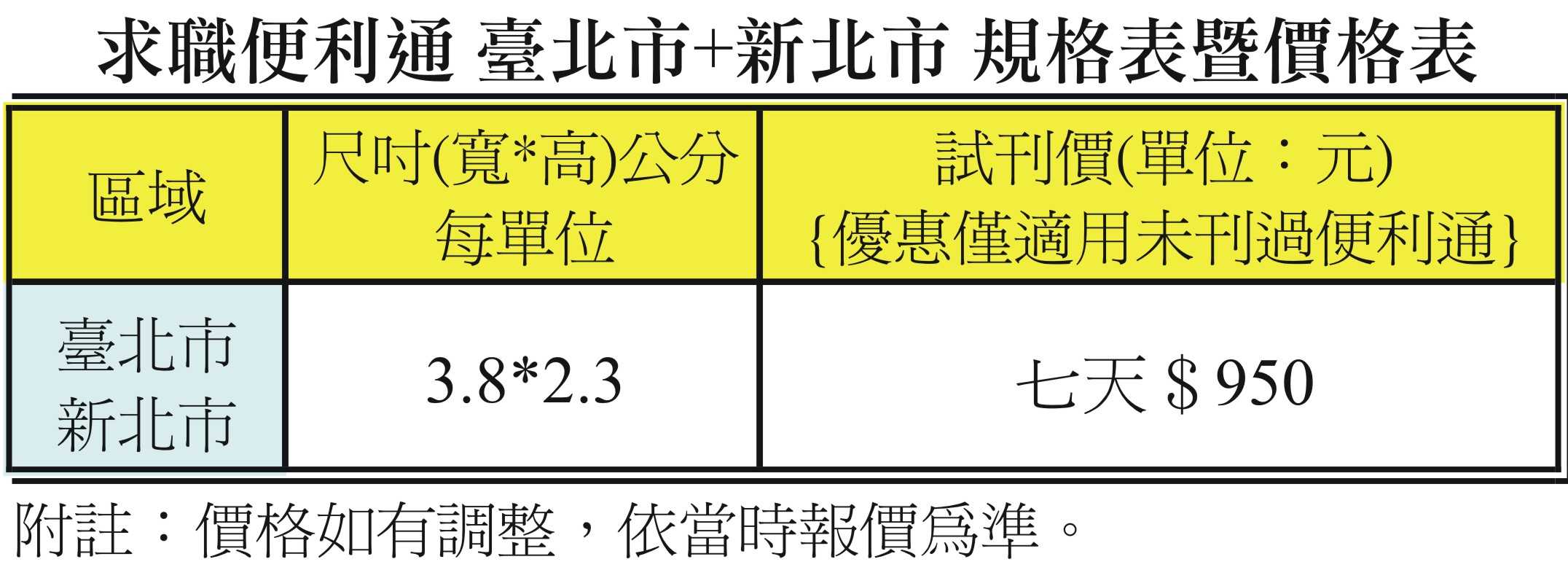 求職便利通 台北